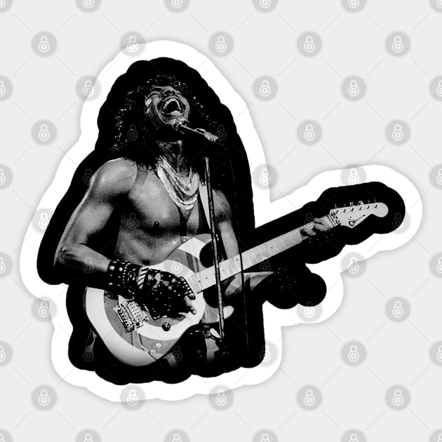 Retro Music James Funny Gifts Men Sticker by WillyPierrot